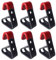 Ghulumn 6 PièCes Moyeu de Jante de Roue de Pneu Suspendu Crochet en MéTal Support en MéTal Magasin PréSentoir Support Crochet de Course
