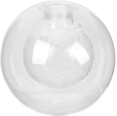 Angoily Abat-Jour En Verre Transparent G9 Pour Lustre, Suspension Ou Ventilateur, DiamèTre 100Mm, Facile À Installer Et Remplacer, IdéAl Pour DéCoration IntéRieure