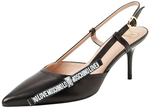 Love Moschino Damen Ja10607g0i SCARPAD.SPILLO70 NAPPA, Schwarz, 38 EU