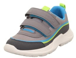 Superfit Jungen Rush Sneaker, Grau Türkis 2000, 32 EU Weit
