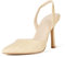 The Drop Escarpins pour Femme, Klara, Bout Pointu Épuré, Raphia naturel, Pointure 39,5 EU