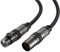 FORE Mikrofonkabel XLR Stecker auf XLR Busche Kabel 2m 1-Stück
