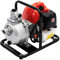 ROGONPDK 1 pouce 43cc Pompe a eau thermique 2 temps Pompe de Jardin - Pompe à eau sale - Pompe de bassin - 1,25 kW avec crépine