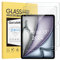 Gerutek [2 Piezas Protector Pantalla para iPad Air 13 Pulgadas M3/M2 (2025/2024)/iPad Pro 13 M4, Dureza 9H, HD Transparente, Antiarañazos, Sin burbujas, Antihuellas, Cristal Templado para iPad Air 13