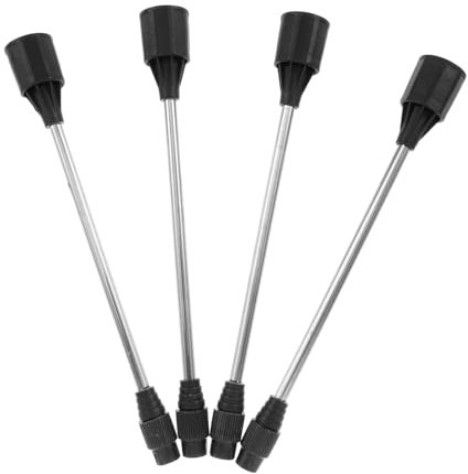Gogogmee 4stücke Lange Edelstahlstange Für Gartenbewässerung Kompatibel Mit Elektrischen Sprühgeräten Mit Sprühdüse Für Gleichmäßiges Sprühen Einfach Zu Montieren Demontieren
