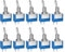 SCOOYUCK 10 Stück Mini Kippschalter, 12V 24V 125V 230V (3-250V) SPST ON OFF 2 Polig Switch, Wippschalter, Für PKW, LKW, Boote, Schiffe