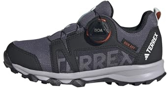adidas Unisex Kinder Terrex Agravic BOA RAIN.RDY Trail Running Shoes, Pure Teal/FTWR White/core Black, 33 1/2 EU