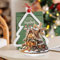 Panneau de Noël en bois acrylique - Décoration de bureau inspirante - Vfd524 - Rouge - 25 cm