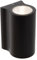 LUCIDE AKRA - Wandleuchte Innen/Außen - LED - 1x6W 2700K - IP54 - Schwarz
