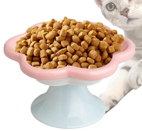 s Elevados Para Gatos Cuenco De Agua Cerámico Anti Fatiga De Bigotes Y
