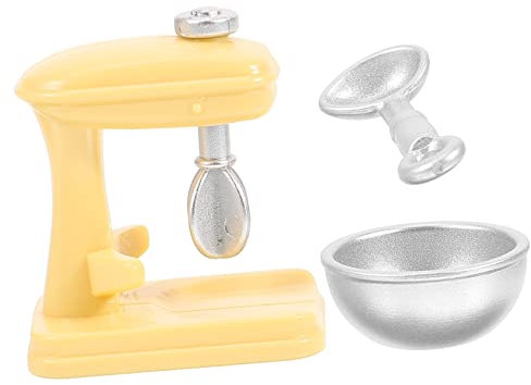HANABASS 1 Juego Mini Modelo Mezclador Miniatura licuadora de casa de muñecas Mezclador de casa de muñecas Mini Juguetes de simulación de Cocina batidora de Cocina Modelo Abdominales