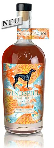 Windspiel Alkoholfrei Spritz up your Life (1 x 0,5l) | Der mediterrane Aperitif ohne Alkohol. Aromatisch, stilvoll, lecker - und ideal zum Mixen leckerer Mocktails.