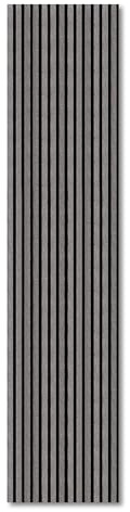 Vivodo Akustikpaneele | Farbe: Eiche Hellgrau | Wandpaneele in verschiedenen Formaten | Deko Wohnzimmer | Wanddeko in Holz | Akustik Paneele Wand | Lamellenwand (60 x 60 cm - 1 Stk.)