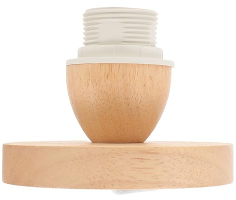 Douille de Plafonnier E27 en Bois, Support de Fixation Vintage | Montage sans Outil, Compatible Plupart des Culots à Vis E27, Style pour Bar Cuisine