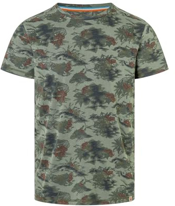 Timezone Herren Vintage Print T-Shir T-Shirt
