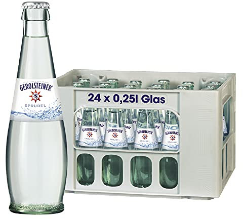 Gerolsteiner Gourmet Sprudel, Glas MEHRWEG (24 x 0,25 l)