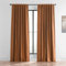 HPD Half Price Drapes PDCH-KBS36-96 Vintage-Vorhang, strukturiert, Kunstseide, 1 Paneel, 50 x 96 cm, Kupferkessel