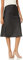 The Drop Damen Maya Rock, seidiger Slip-Skirt-Stil, Schwarz, L