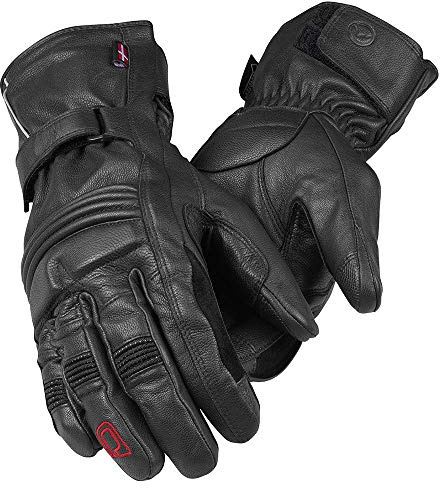 Dane Nibe 4 wasserdichte Motorrad Handschuhe, schwarz, XL