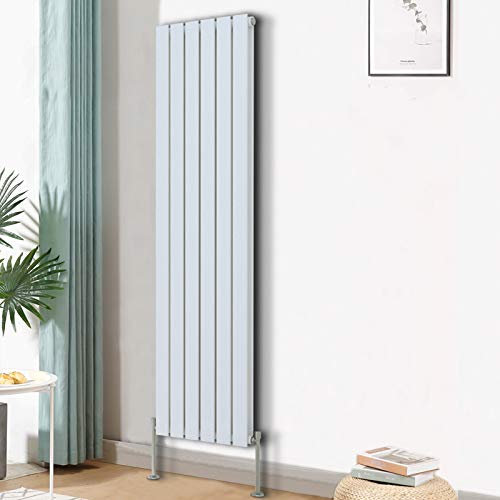 Blümme Vertical Double Flat Panel Designer Radiator Bathroom Heater Central Heating Radiators 1600 x 408mm White