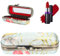 Damen Blumen Lippenstift Fall Mit Spiegel - Tragbare Vintage Stickmuster Make-up Halter - Kosmetische Box Geschenk