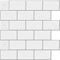 LONGKING 10 Stück klebefliesen küche,Fliesenspiegel Selbstklebend küche,Metro Fliesen Selbstklebend,30,5 x 30,5 cm,Hellweißer grauer Fugenmörtel