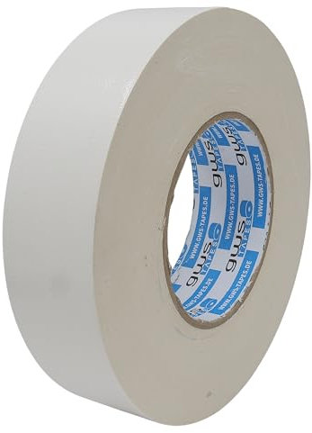 gws Premium Gewebeband, Panzertape mit exzellenter Klebkraft, UV-beständig, wasserfestes Packatape, 80 Mesh-Gewebe, Gewebeklebeband zur vielseitigen Anwendung (50 m x 50 mm, weiss)