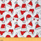 Frohe Weihnachten Stoff Meterware Weihnachtsmützen Polsterstoff Weihnachtsthema Dekostoff Quilting Stoff Meterware Weihnachten Polster und Wohnakzente Kinder DIY Rot 92 x 150 (HxB)