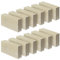 Protalwell Vermiculite Fire Bricks, 9 x 4.5 x 2.5, 12-Pack, High-Temperature Resistant, Insulating, Replacement for Wood Stoves, Fireplaces, Fire Pits, Kilns, Pizza Ovens