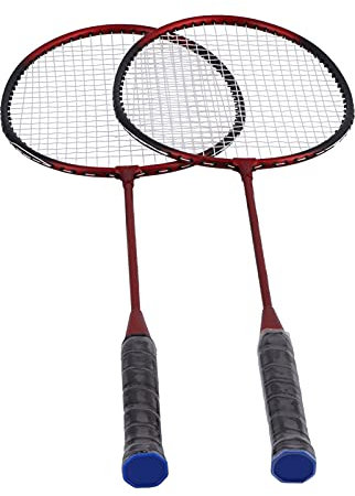 Ausla SG8005 Sport Badmintonschläger Carbon Set 22 LBS Leichtgewicht Federballschläger mit Tragetasche für Erwachsene Einsteiger Kinder Training