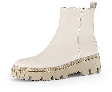 Gabor Damen Biker Boots, Frauen Stiefeletten,Wechselfußbett,Best Fitting,Stiefel,Bootee,Booties,halbstiefel,Panna (Panna),40.5 EU / 7 UK