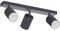 Klighten Focos de Techo GU10 con 3 Focos, Antracita, Focos Ajustables y Giratorios, Lampara Techo Focos Interior Moderno, Plafón Focos para Salon, Dormitorio, Cocina, Pasillo, Bombilla no Incluida