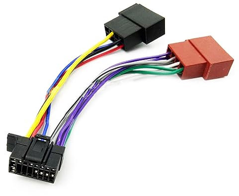 Toiumops Wiring Harness for Sony CDX, Stereo Radio Wire Adapter Plug Wiring Connector Cable Car ISO Harness Head Cable