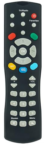 VINABTY Fernbedienung ersetzen Passend für Technotrend UnityDigital TV TT Micro S835 HD+ | S202 | S302 | S305 | S320 | S326 | S330 | C264 | C274 | C320 | C201 | C834 | T330TT Receive