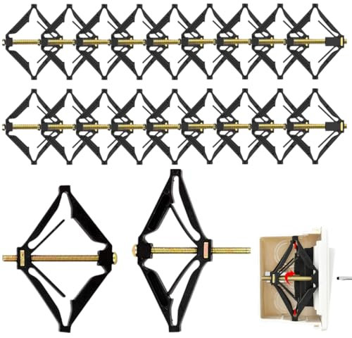 RDNKVB 20pcs Montaggio A Parete Scatola Strumento di Riparazione Interruttore Cassette Riparatore Supporto Scatola Riparazione Asta Supporto