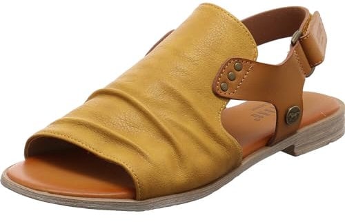 MUSTANG Sandales Mode Femme 1388-808, Pointure:38 EU, La Couleur:Jaune