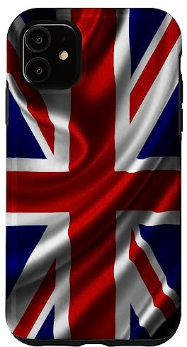 iPhone 11 Union Jack UK Flag Vintage Distressed Phone Cover Gift Case