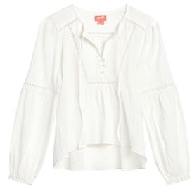 Superdry Damen Langärmelige Ibiza Strandbluse Wollweiß 40