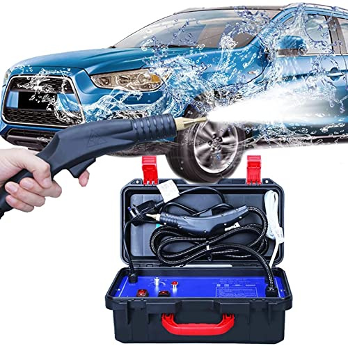 Commercial Steam Cleaning System 5 Bar 3200W High Pressure Steam Cleaner - Automatic Pump Steamer Washer for Kitchen Bathroom Car Seat Furniture Floor