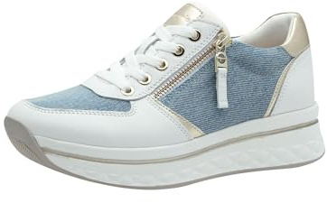 Tamaris Wide FIT Sneaker Materialmix Leder/Textil/Synthetik H-Weite