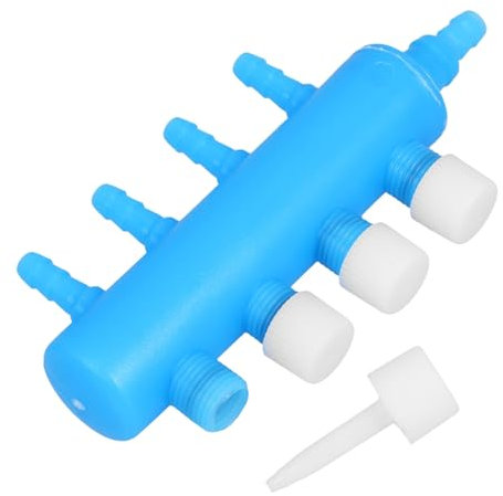 COLLBATH Aquarium Umschaltventil Aquarium Regler Austauschbare Regelventile Kleine Aquarium Ventile Verschleißfeste Regelventile Aquarienpumpen Aquarium Regelventile Abs