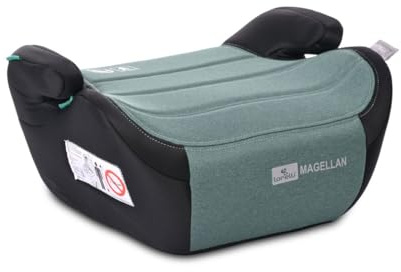 Lorelli Kinder Sitzerhöhung i-Size Magellan (125-150cm) Bezug waschbar, Booster, Farbe:grün