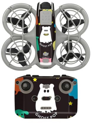 LiLiTok Set di adesivi in PVC per DJI Neo, impermeabile, per DJI Neo drone e controller adesivi, pellicola protettiva antigraffio per accessori DJI Neo (2)