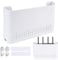 Trendecor Router Box, Router Verstecken 25x5x17cm WiFi Router Aufbewahrungsbox Wandhalterung Wandbehänge TV Kabel Verstecken Box für Heimdekoration Router Kabel Organizer Box Weiß