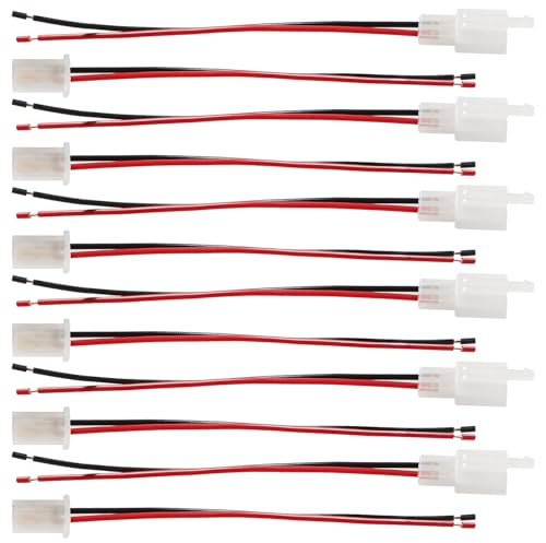 YIXISI 6 Paia 2.8mm 2 Pin Connettori Elettrici per Auto, 2.8mm Maschio e Femmina Connector con Cavo 140mm 20 AWG, per Moto, Bici, Auto, Barche, Nylon