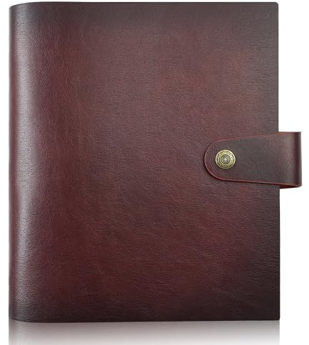 Adeerus Fotoalbum aus Leder, 10 x 15 cm, für 300 Fotos, mit Platz für 40 Schreibpapier, Abschlussfeier, Reisen, Familie, Hochzeit, Kinder, Abschluss, Baby, Scrapbook, Album, Weinbraun