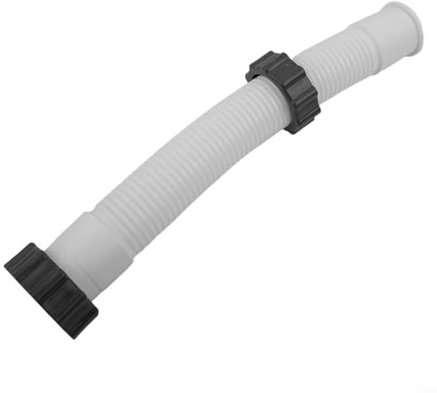 Tuyau de pompe de filtre à sable, tuyau de pompe de piscine, tuyau de pompe, tuyau d'eau flexible, baignoires avec ensemble d'écrous, pour piscine Intex 40,6 cm (1 paquet)