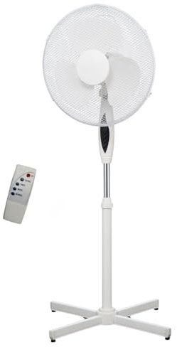 EcoPrice® - Ventilatore A Piantana 45W Con Telecomando Pale Da 40cm VEP442MR