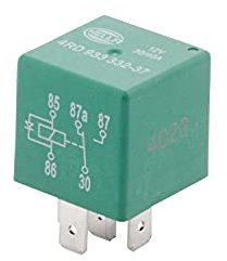 HELLA 4RD 933 332-371 Relais, Arbeitsstrom - 12V - 5-polig - Wechsler - mit Löschdiode - Menge: 1