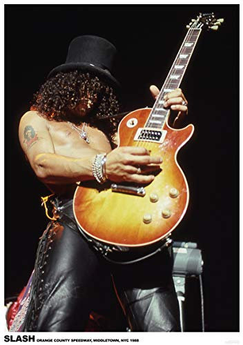 Unbekannt Guns N' Roses Poster Slash LIVE ORANGE County Speedway Middletown NYC 1988